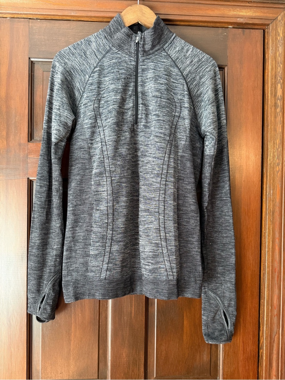 lululemon athletica Women's Gray Half-Zip Lightweight Pullover